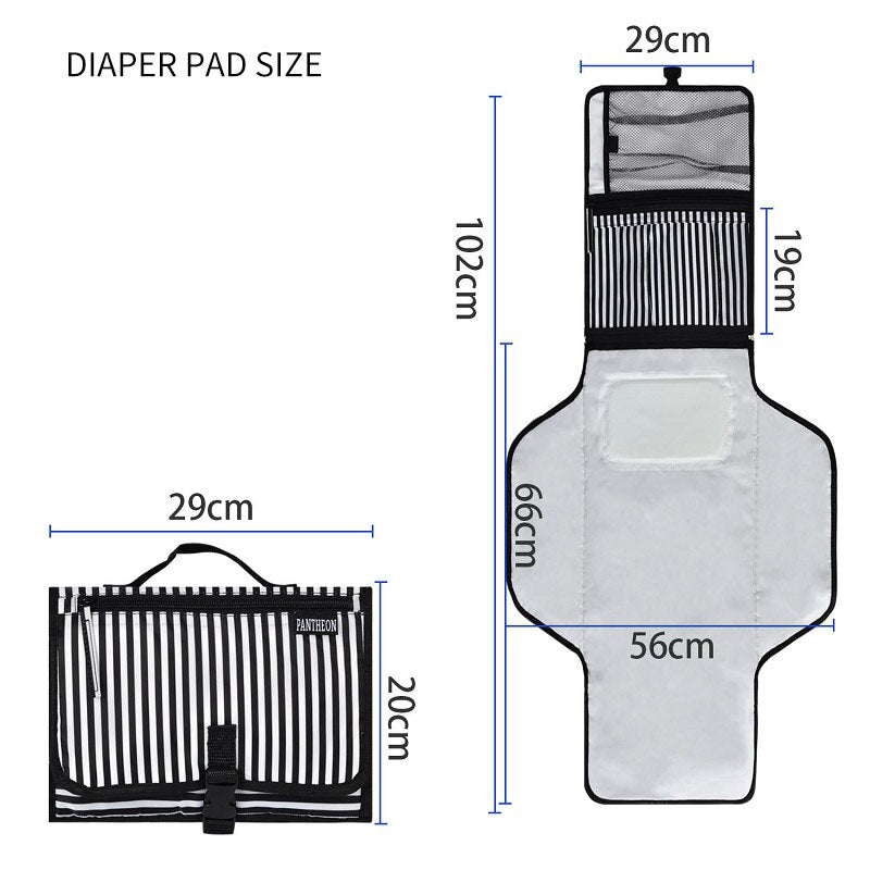 Foldable Baby Changing Mat Portable Travel Outdoor Waterproof Care Baby Changer Diape Infant Napping Changing Cover Pads